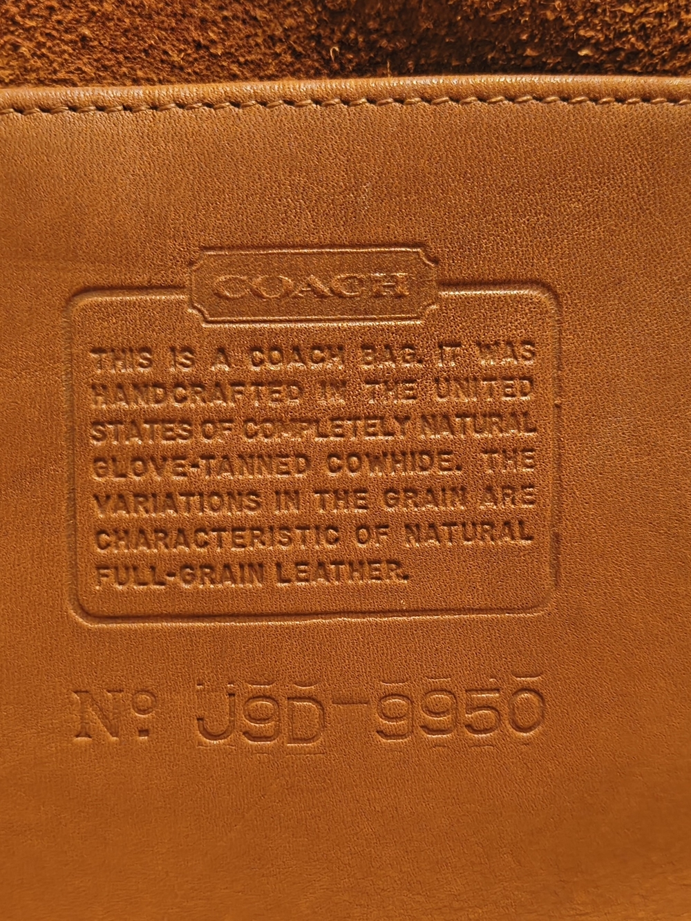 ​Vintage USA-Made Coach Janice Legacy Bag 9950 - Pristine Glove-Tanned Leather - Picture 3 of 14